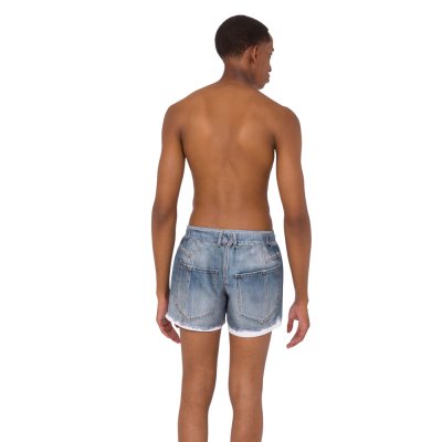THE PRINTED NYLON SWIM BOXERS